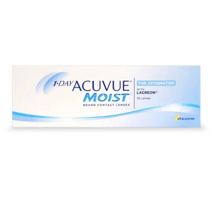 ⁦عدسات اكيوفيو يومية مع الانحراف acuvue moist for astigmatism⁩ - الصورة ⁦1⁩