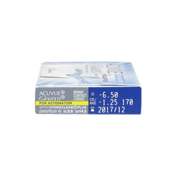 ⁦عدسات اكيوفيو  oasys for astigmatism نصف شهرية مع الانحراف⁩ - الصورة ⁦2⁩