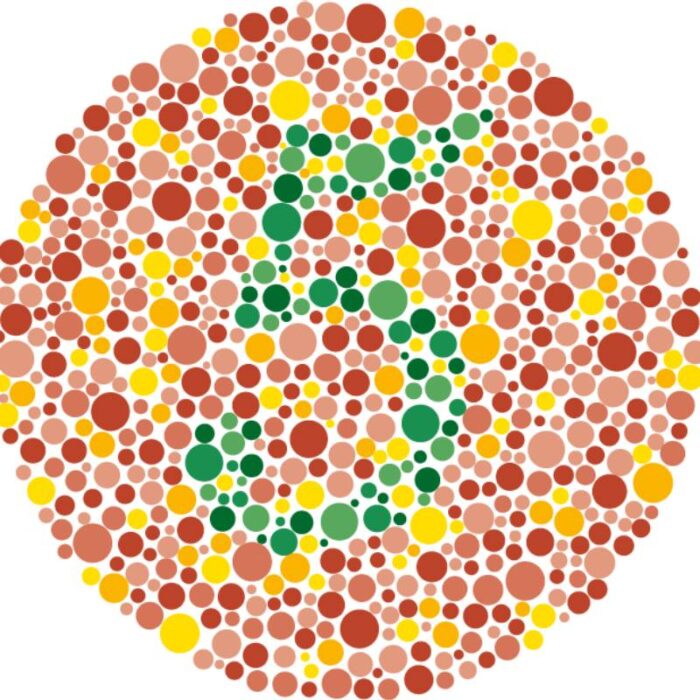 ⁦اختبار ايشيهارا لتحديد عمى الألوان   colorblindness ishihara test⁩ - الصورة ⁦4⁩