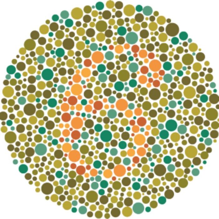 ⁦اختبار ايشيهارا لتحديد عمى الألوان   colorblindness ishihara test⁩ - الصورة ⁦3⁩