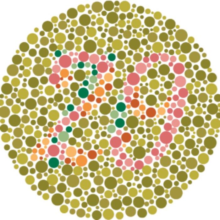 ⁦اختبار ايشيهارا لتحديد عمى الألوان   colorblindness ishihara test⁩ - الصورة ⁦6⁩