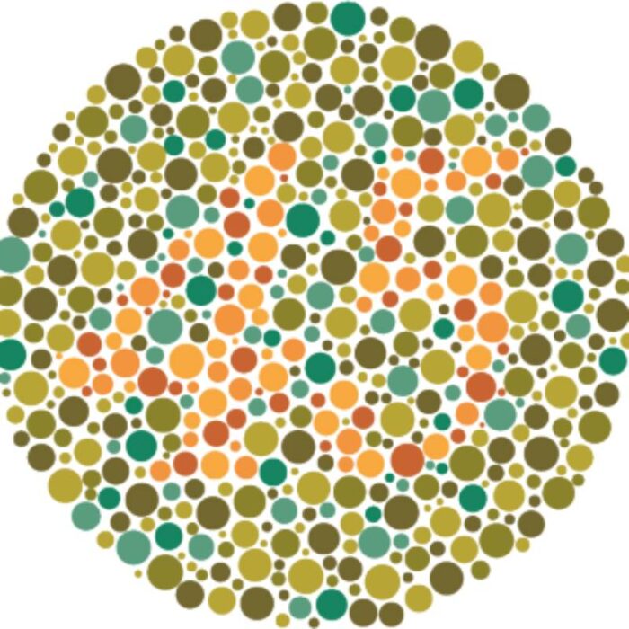 ⁦اختبار ايشيهارا لتحديد عمى الألوان   colorblindness ishihara test⁩ - الصورة ⁦8⁩