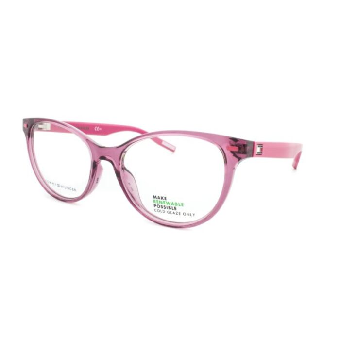 ⁦نظارات طبية تومي هيلفيغر Tommy Hilfiger TH 1928 8CQ – وردى غامق⁩ - الصورة ⁦2⁩