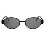 نظارات سيلين  CELINE METAL TRIOMPHE SUNGLASSES 40235 BLACK