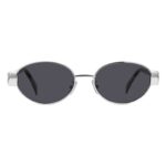 ⁦نظارات سيلين  CELINE METAL TRIOMPHE SUNGLASSES 40235 SILVER⁩ - الصورة ⁦3⁩